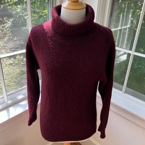 BENETTON beautiful soft mohair blend turtleneck sweater